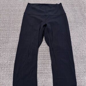 Plain Black Lulu Capris